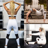 Women Fitness Gym Slim Sexy Mesh Yoga