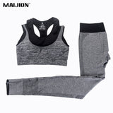 MAIJION 2Pcs Women Yoga Sets Fitness Sport