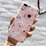 WeiFaJK Flower Pattern Case For iPhon