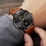 Men's Clock Ultra Thin Ladies Watches