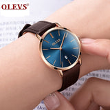 Men's Clock Ultra Thin Ladies Watches