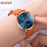 Men's Clock Ultra Thin Ladies Watches