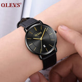 Men's Clock Ultra Thin Ladies Watches