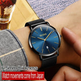 Men's Clock Ultra Thin Ladies Watches