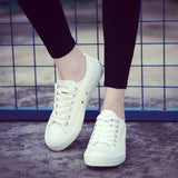 Women shoes 2018 new white canvas shoes