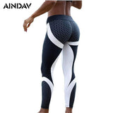 AINDAV Print Yoga Pants Women High Waist