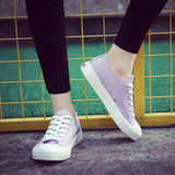 Women shoes 2018 new white canvas shoes