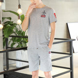 New Summer Men Set Short Sleeve T Shirts